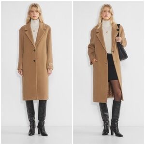 Aritzia Wilfred The Only Coat Wool Cashmere in Saville Size XXS